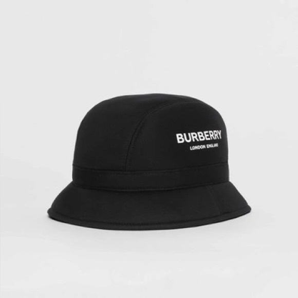 Burberry Classic Black Logo Bucket Hat - Picture 2 of 7